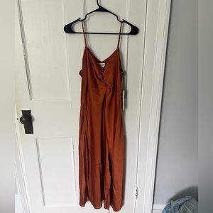 Burnt orange dress